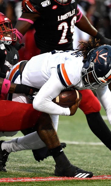 Louisville rallies before holding off Virginia 28-21